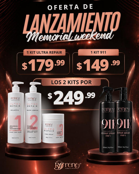 🔥 Oferta de Lanzamiento Reney – Kits Ultra Repair y 911