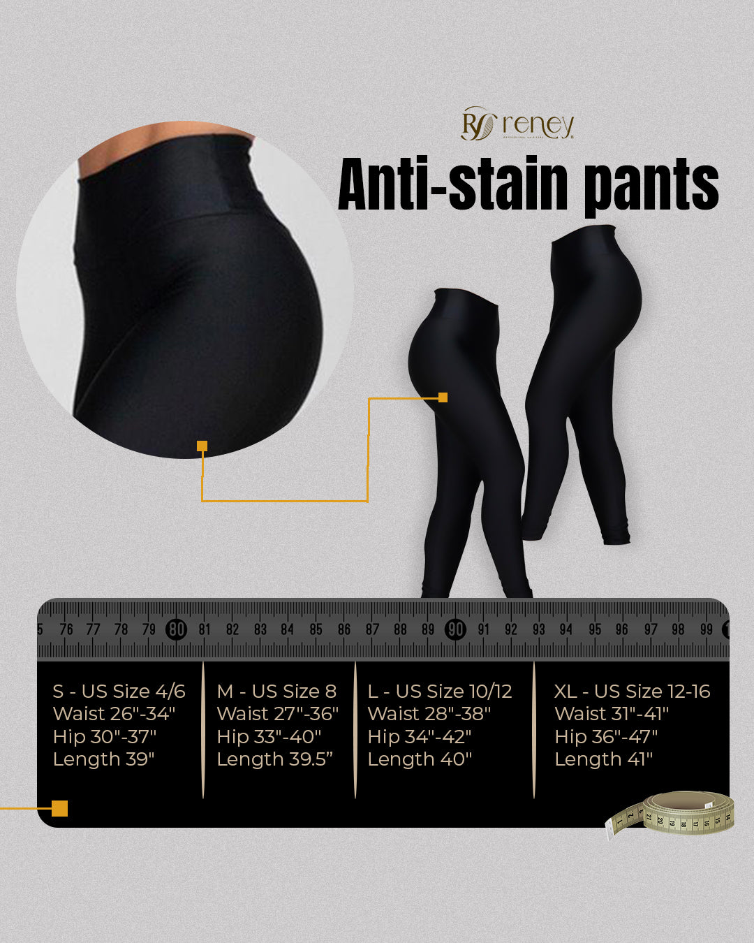 Anti-stain pants( pantalón contra-manchas)