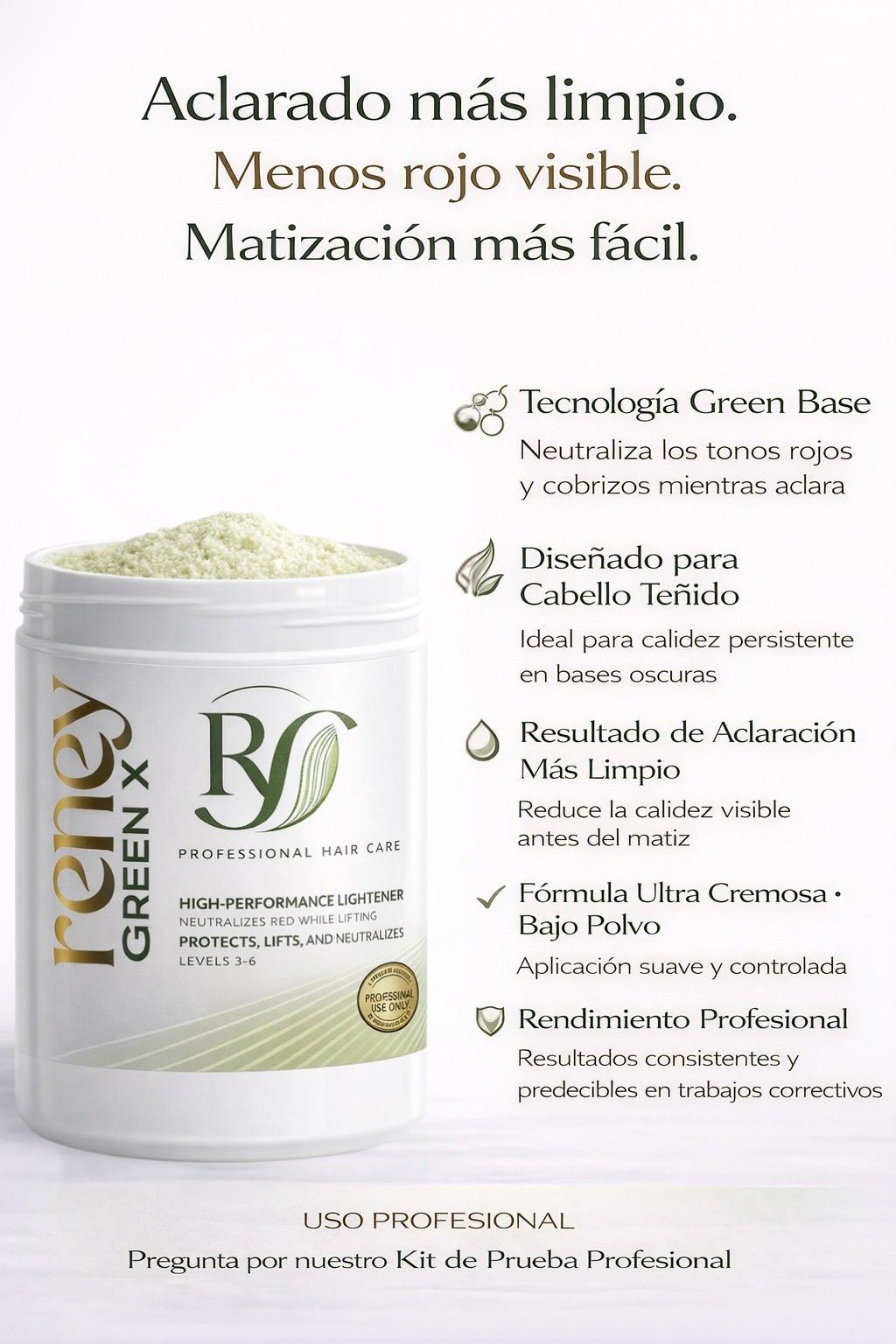 Green X- Intro kit (3 tubs of bleach) 500g each